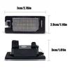 For Porsche Panamera 970 4D 2010 2011 2012 2013-2016 2pcs 6000K White Car Led License Plate Lights Car-Styling Number Lamps