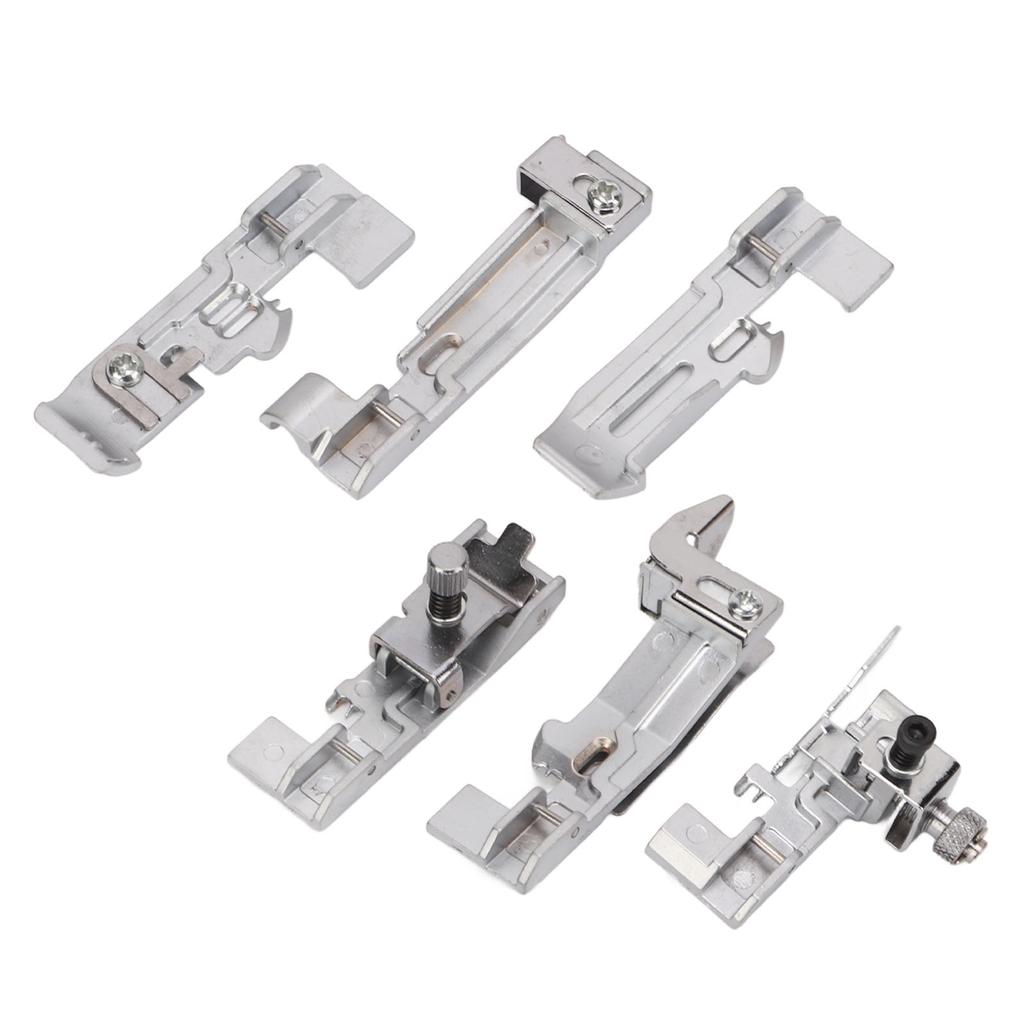 6Pcs Presser Foot Alloy Material Easy Install Wear Resistance Environmentally Friendly Sewing