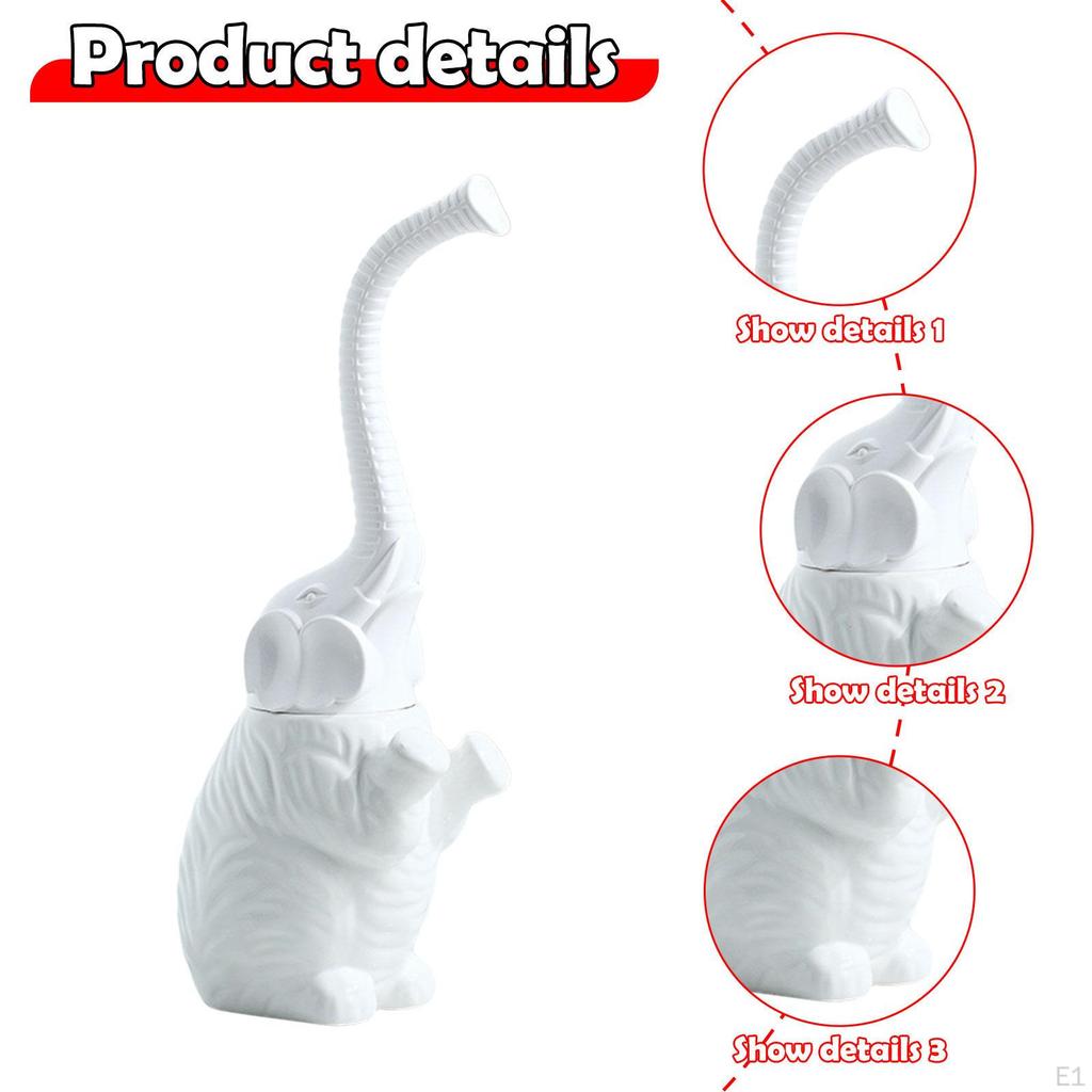 Toilet Brush and Holder Cute Bathroom Decor Modern Cleaning Supplies Long Handle Household