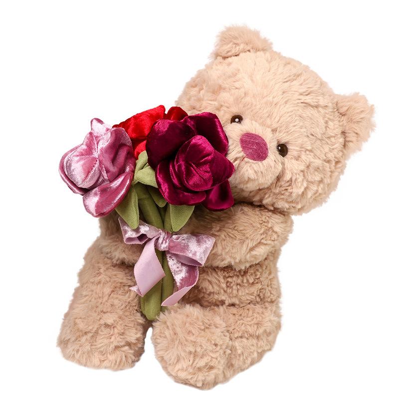 Nina Bear Plush Toy – Cute Stuffed Animal Doll, Perfect Valentine's Day Gift for Girls & Best Friends, Birthday Present