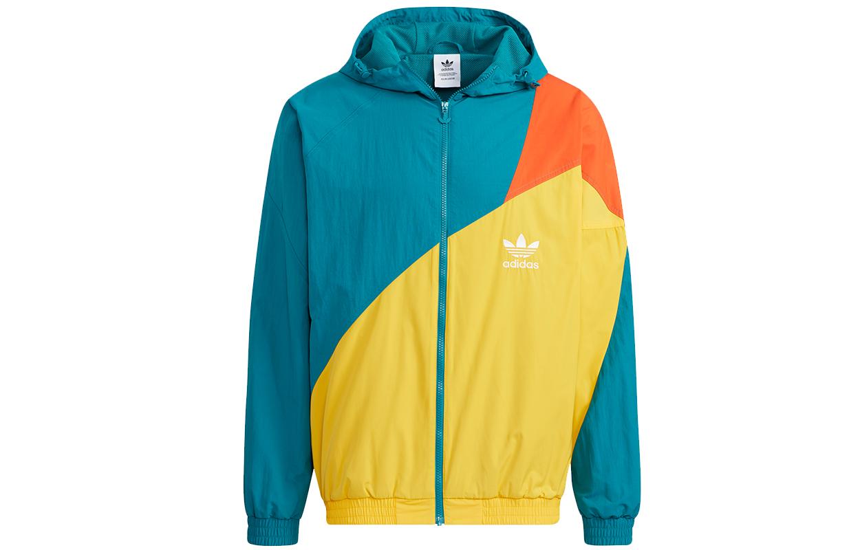 Adidas Originals Jackets Men s Energy Teal Green Hooded Moderate Other H46705 XS