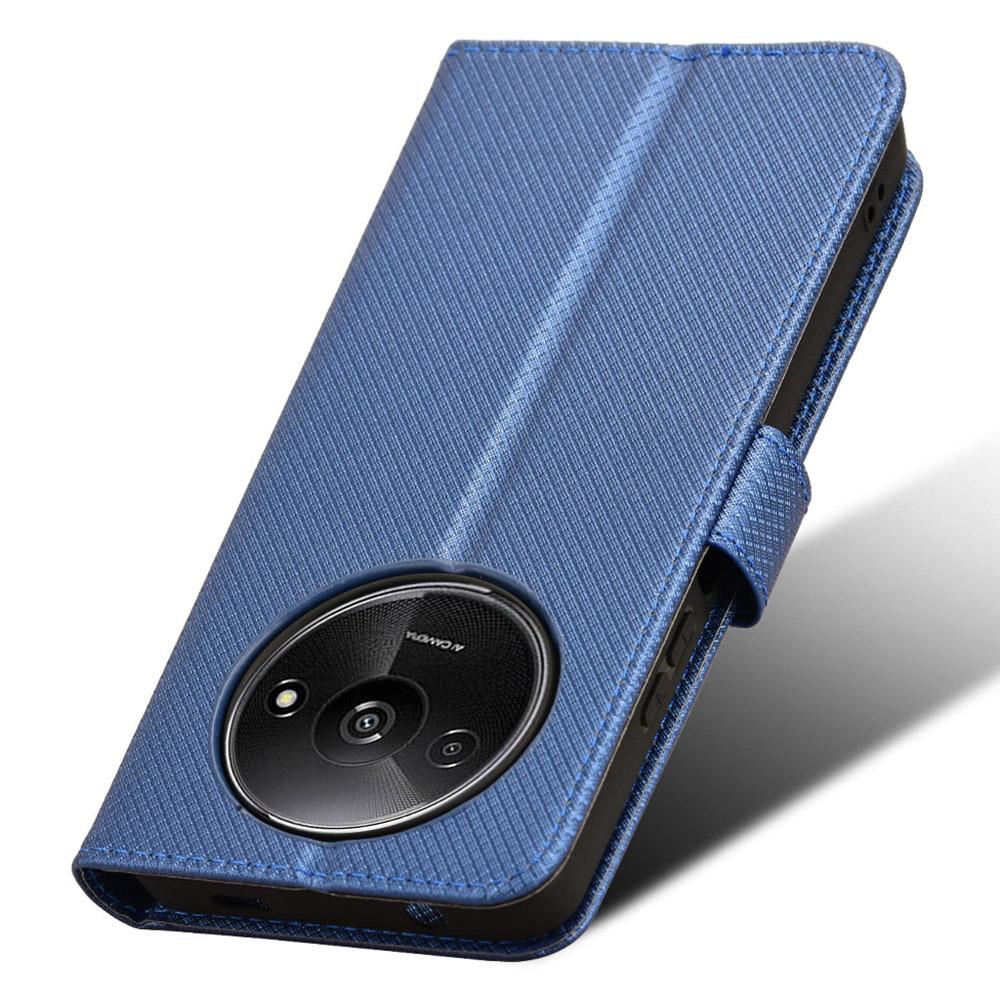 For Xiaomi Redmi A3 4G/Poco C61 4G Case Diamond Texture Flip Folio Leather Cell Phone Cover