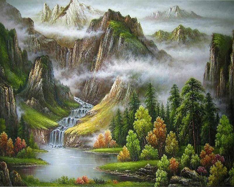 Diamond Painting Ice Fire Double Wolf Full Drill Square Round Diamond Embroidery Brown Dog Animal Rhinestone Kit Handicraft Handmade Gift
