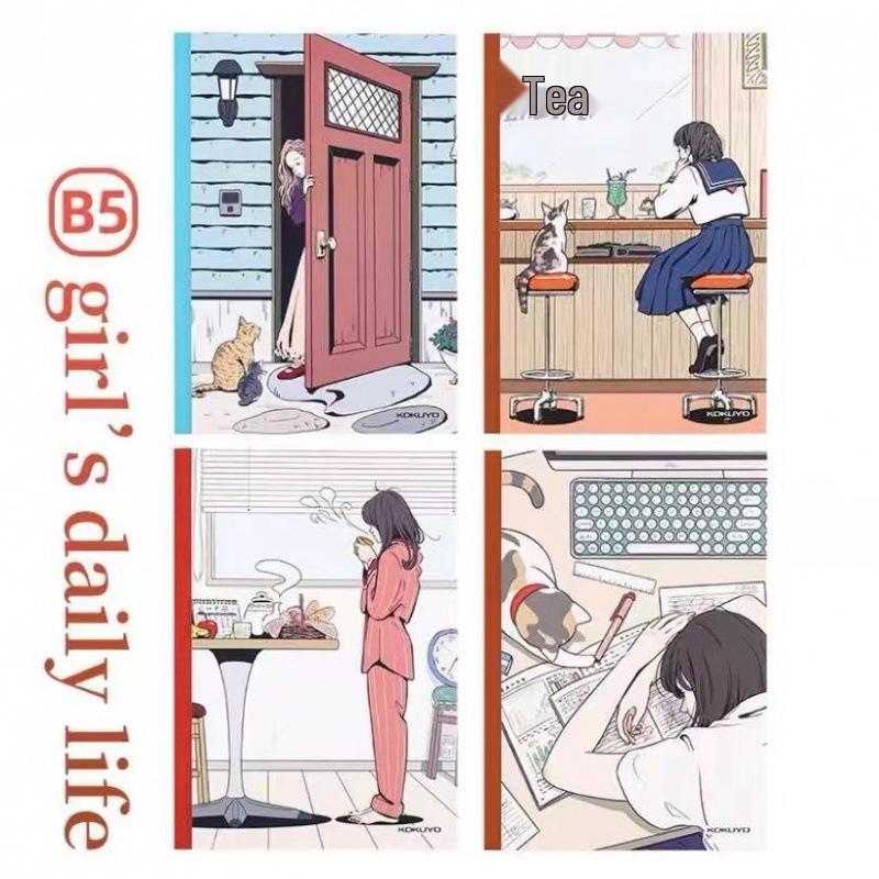 Kokuyo Limited Edition Wireless Binding Student Manuscript Notebook with Japanese Dowling Paper