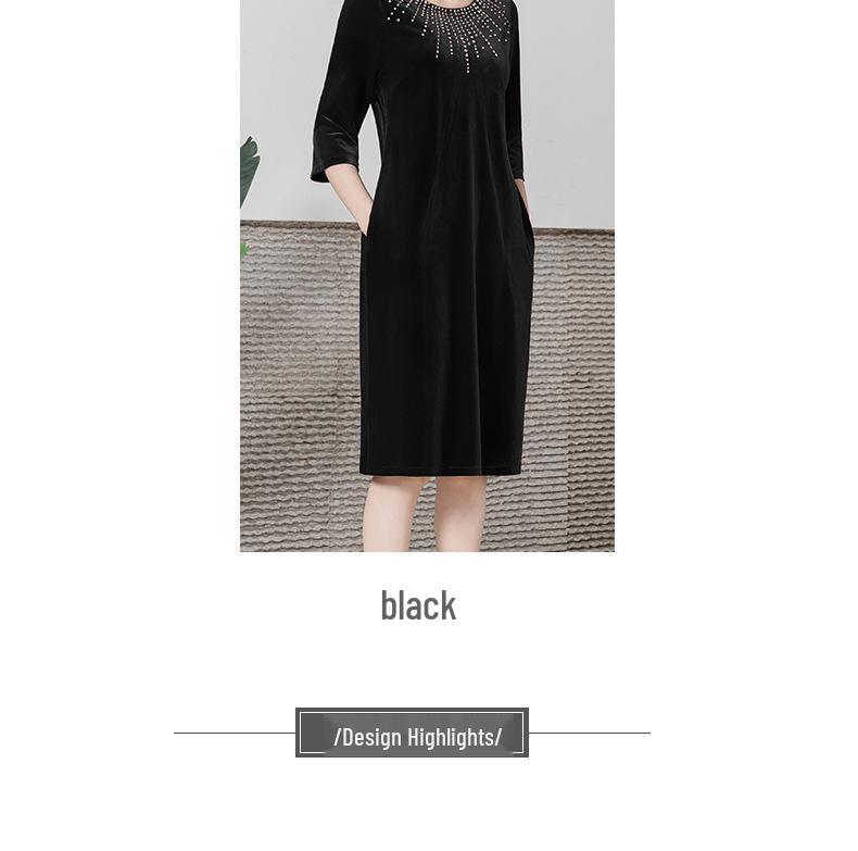 Qipao de terciopelo: Elegante vestido de otoño para un look juvenil y sofisticado.