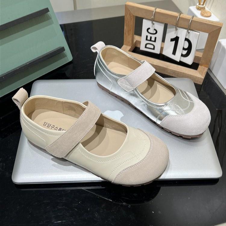Retro Artistic Soft Sole Single Shoe Casual Ugly Cute Shoes 2025 Summer New Artistic Forest Series Mary Jane Shoes Bean Shoes