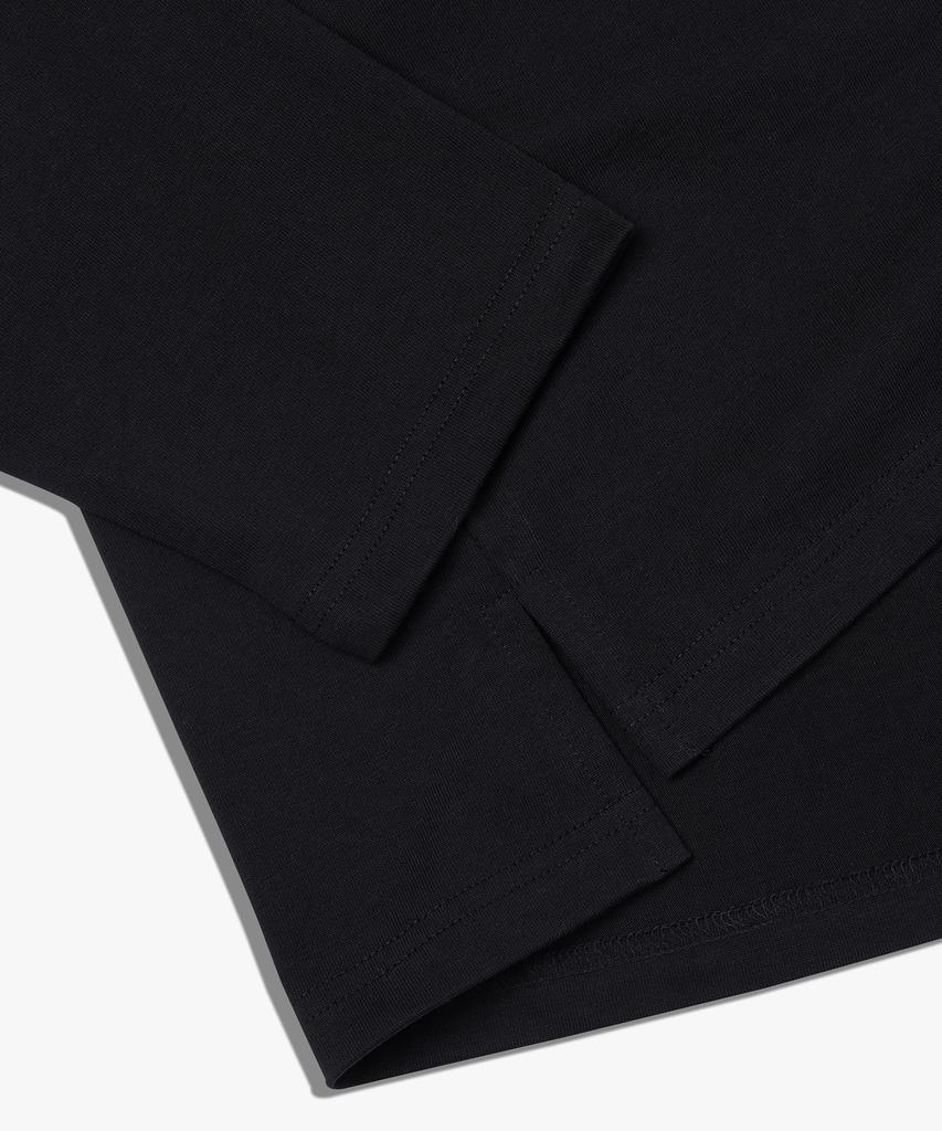 PROTAGON Hand Writhing Logo Long-Sleeved Tee (Black)