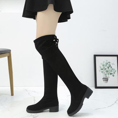 Moda 2024 Nowe modne długie buty dla kobiet Buty za kolano Casual Czarne seksowne platformy damskie buty zimowe damskie buty