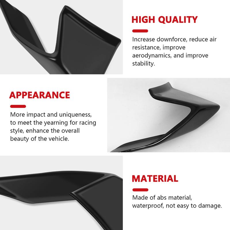 Für Motorrad Abtrieb Naked Frontspoiler Winglet Aerodynamischer Flügel YZFR3 2025 2024 YZFR25 YZF R3 R25 2025 2019-2024