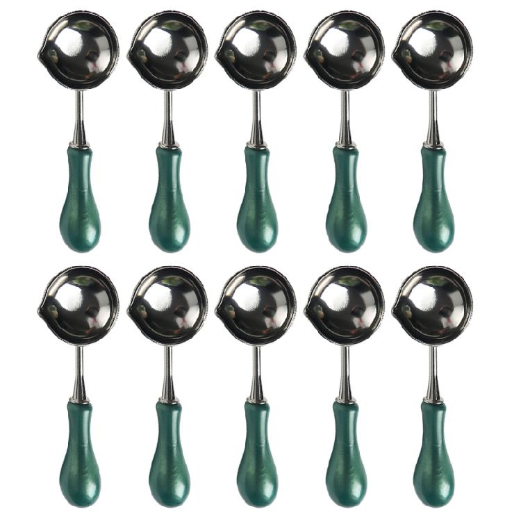 10 Pièces/Ensemble Cuillère à Fondre pour Cachet de Cire Cuillère à Cachet de Cire Cuillère à Fondre pour Cachet de Cire Enveloppe