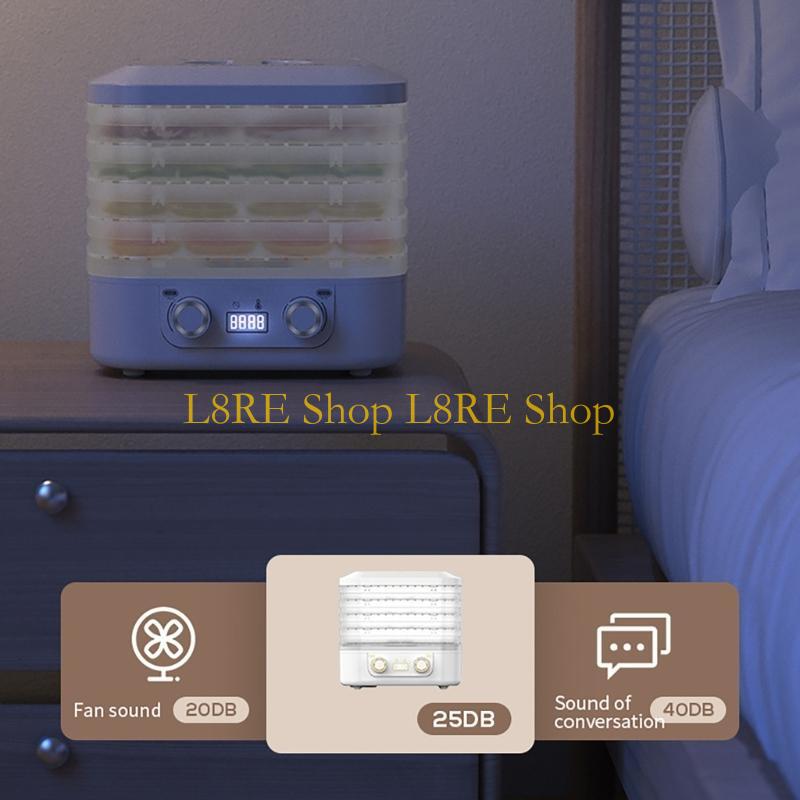 L8RE User Friendly Dehydrator with Customizable Drying Models for All Foods