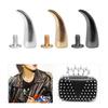 100 STÜCKE Punk Spikes Bekleidungsdekoration Spikes Legierung Nieten Modeaccessoires für Lederhandwerk Nietstifte und Projekte