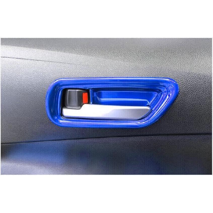 Car Inner Door Handle Bowl Decor Trim 4* For Toyota Corolla -23 Bright Blue