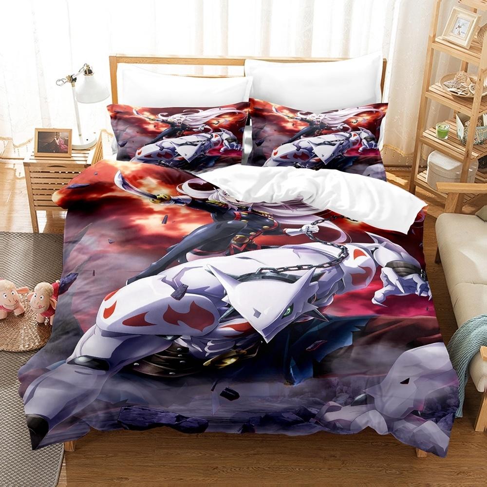 3D Anime Chained Soldier Bedding Set Single Twin Full Queen King Size Bed Set Adult Kid Bedroom Duvet Cover Sets Home Textiles
