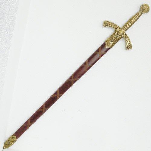 DENIX Knight Templar Sword, Gold (Crusade Model), 110cm Long [4163/L]