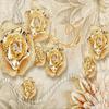 Photo Wallpaper Luxury European Jewelry Diamond Pearl Gold Mural Background Wall Living Room Sofa Home Decor Wall Paper