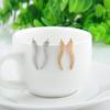 Leaf Jewelry Earrings Gold Feather Women Stud Earrings Accessories Gifts