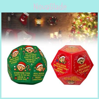 Hilarious Christmas Gift Exchange Party Game Dice Plastic Festive Fun For Family Celebrations