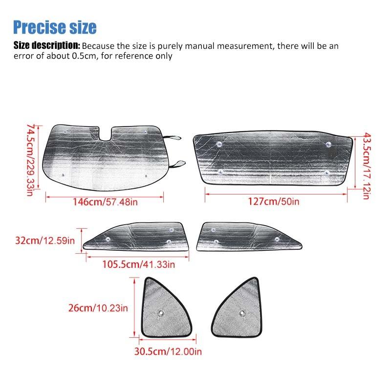 Car Windshield Sunshade Window Shade Foldable Sun Visor Cover Fit For Dodge Challenger 2009-2014 Car Interior Accessories