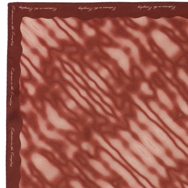 KIMZISU Haze Motif Mini Scarf 45 _ RED