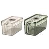 Refrigerator Storage Box with Handle Easy Pull Out Organizer Dry Wet Separation Date Timer Freshness Preservation Container