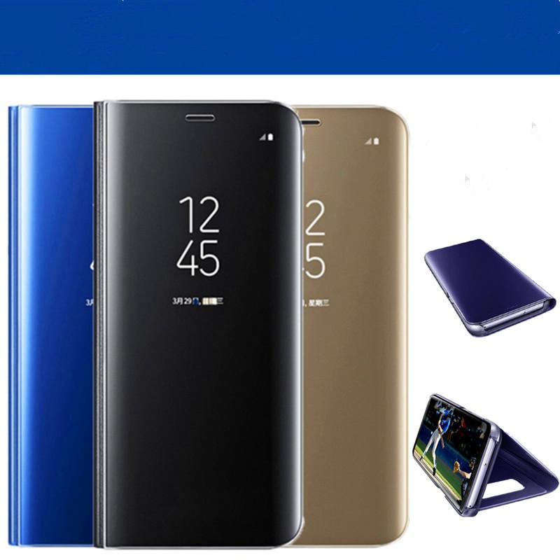 For Samsung Ultra Mirror Finish Phone Case With Stand And Drop Protection For Galaxy Series