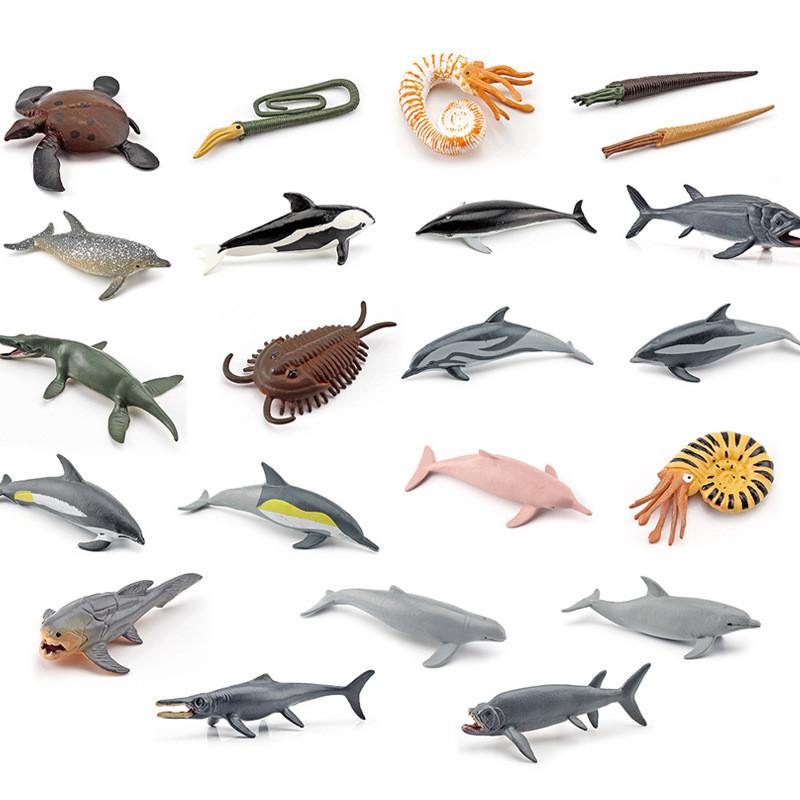 Premium Pvc Ocean Animal Model Set Including Sharks Turtles Dolphins Penguins And Crabs For Educational Play