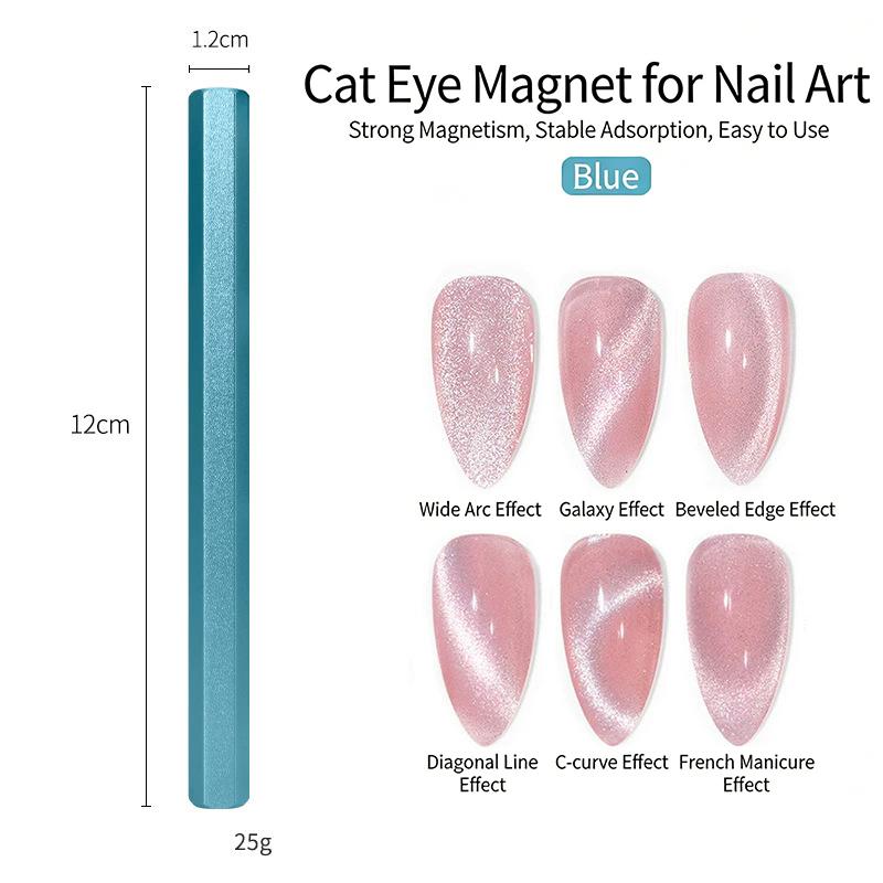 Double-head Magnet Stick For Nail Gel Polish Cat Eye Design Gradient Effect Nail Art Manicure Tools