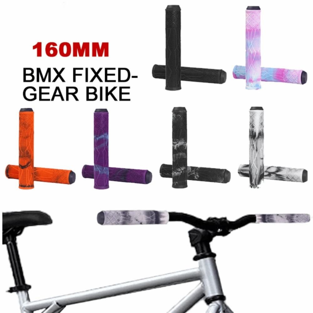Anti Slip Rubber Bike Handlebar Grips Rubber Handle Cover Extended Bike Grips  Comfortable