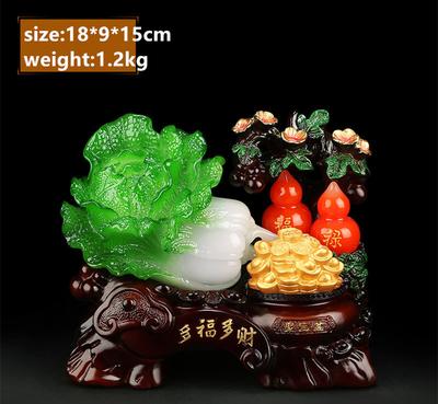 Feng Shui Jadeová kapusta Ozdoby Domáca dekorácia Remeslá Domáca obývacia izba Vstupná dekorácia Kancelária Obchod Otváracie darčeky