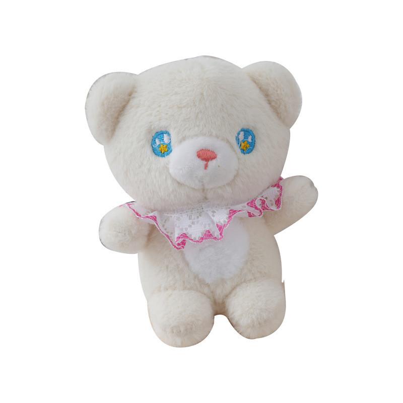 Adorable Cute Bear Plush Toy Keychain Fluffy Stuffed Animal Bag Charm Doll