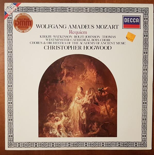 LP Пластинка ВОЛЬФГАНГ АМАДЕЙ МОЦАРТ ЭММА КИРК Реквием 643005 Decca 1984 Германия Классика Б/У