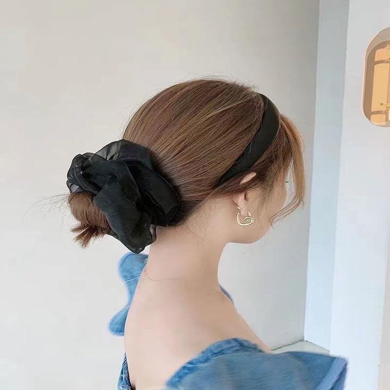 Mesh Tie Headpiece Hair Cord Collar-ring Girl Aurora Scrunchie