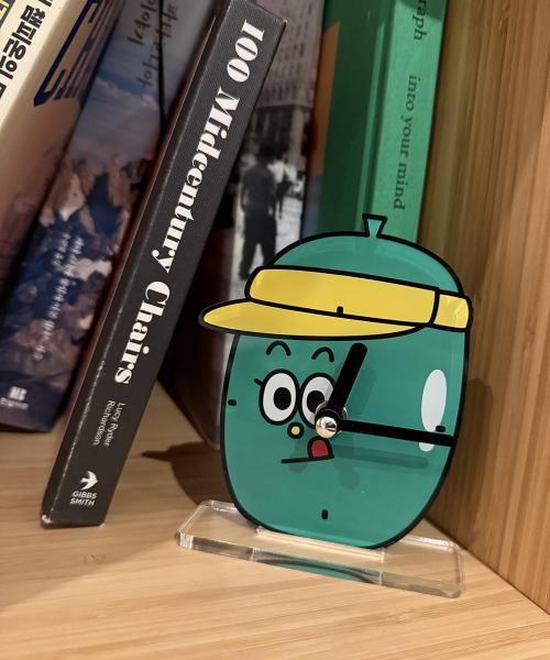 [BALLOON FRIENDS] BALLOON FRIENDS Lean Face Silent Desk Clock NONE