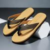 Fashion High Quality Men Beach Shoes Summer Casual Flat Slippers Male Indoor Bathroom Anti-Slip Flip Flops Man Flip-Flops Men Sandals