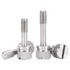 GB839 304 Stainless Steel Slotted Knurled Thumb Screws Hand Twist Finger Lock Bolts M2-M8 1/2/3/5Pcs