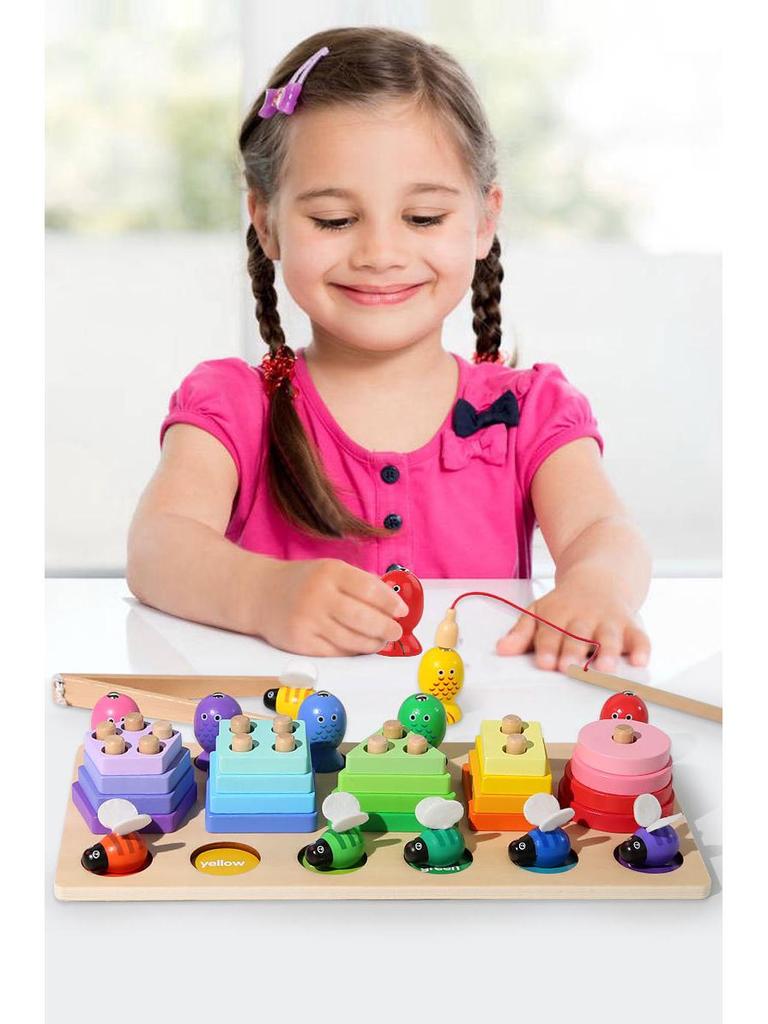 Montessori Bee Color Matching Toy - Fine Motor Training for Kids