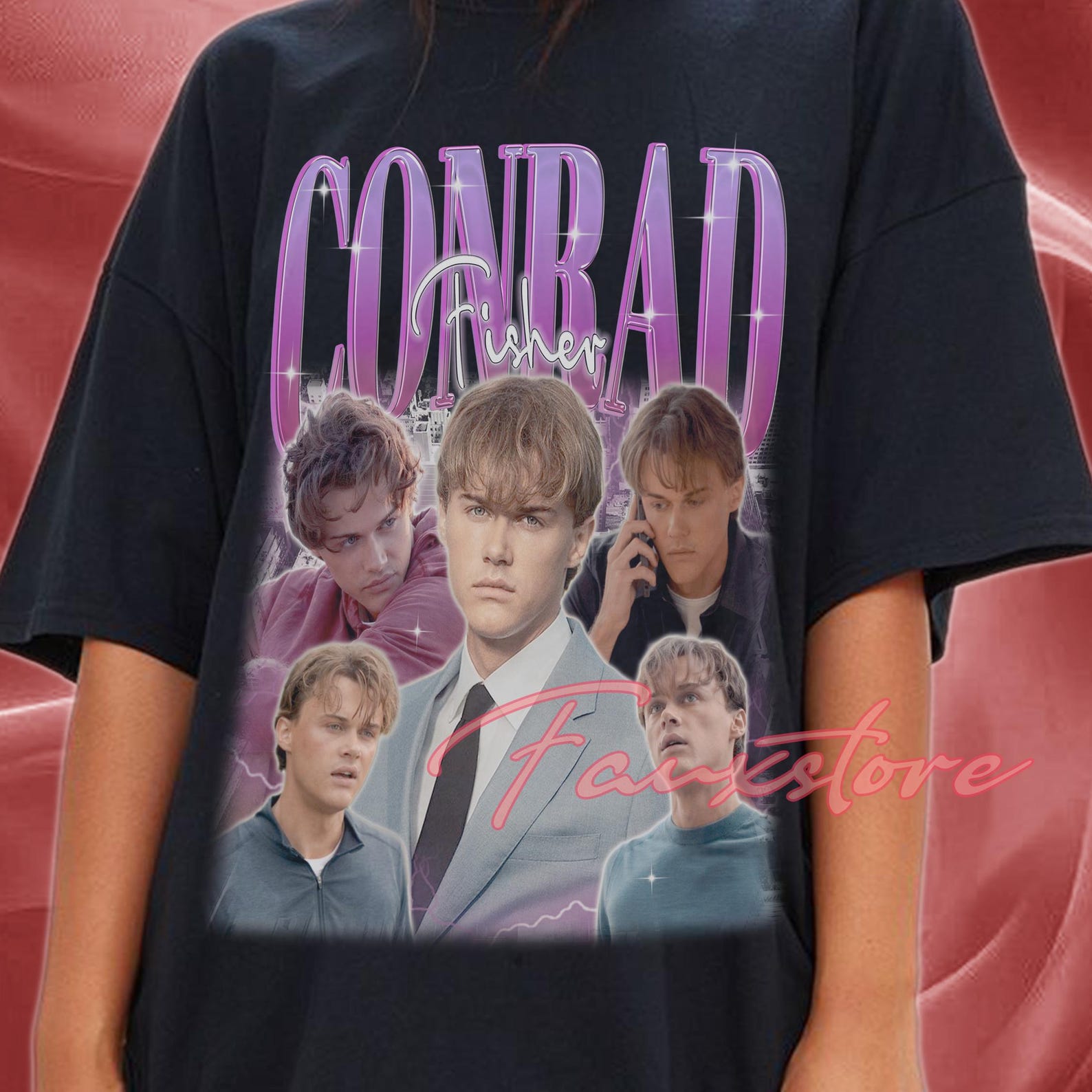 Conrad Fisher Graphic T-Shirt: 100% Cotton, Relaxed Fit, US Cotton Protocol S