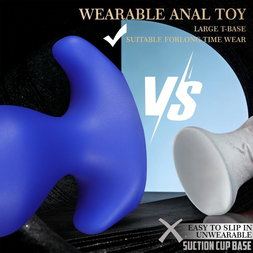 Silicone Anal Plug Wearable Butt Plug for Outdoor Use Anal Dilatation Adult Toy