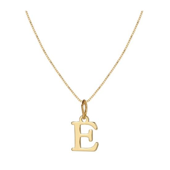 

Женское ожерелье с подвеской в виде буквы, регулируемое, с увеличенной длиной, из сплава, женское ожерелье в виде ключицы, вечерние, повседневные, выпускные, украшения для шеи E