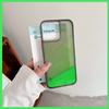 Clear Glitter Liquid Quicksand Luminous Case For iPhone 16 Pro Max 15 14 13, Transparent Glow in Dark Hard Phone Cover Funda