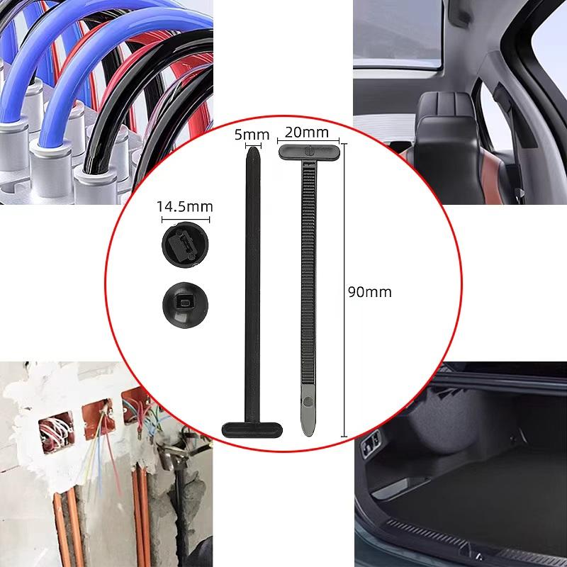 Heavy Duty Nylon Universal Cable Tie Buckle Auto Fasteners Car Body Engine Guards Underbody Panel Screw Replacement Tool