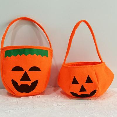 Pumpkin Bags Halloween Party Supplies Non-woven Fabrics Props Kids