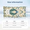 Peacock Artwork Theme Quick Dry Beach Towel Custom Name Text Print Large Sand Resistant Towel Beach Vacation