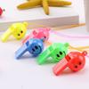 5/10/20PCS Plastic Colorful Smile Face Whistle with Rope Featival Atmosphere Noise Make Party Game Referee Cheerleading Prop ZYF