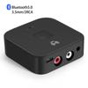 Bluetooth 5.0 Receiver Wireless 3.5mm Jack AUX NFC to 2 RCA Audio Stereo Adapter