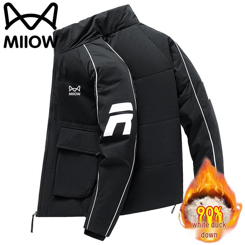 Mao Ren Men s Loose Fit 90% White Duck Down Jacket L