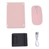 Foldable Keyboard and Mouse 2.4G BT5.0 Rechargeable Wireless Portable Folding Bluetooth Keyboard Combo for Laptop PC