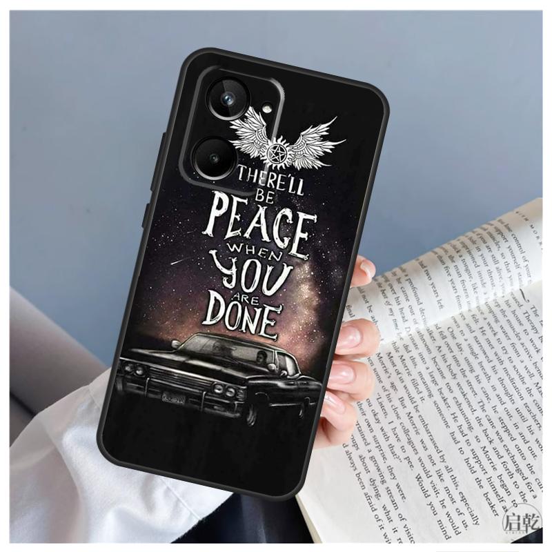 Supernatural CARRY ON MY WAYWARD Case For Realme C51 C55 C53 C35 C33 C30 C67 C21Y C25s C15 9 10 11 12 Pro Plus GT Neo 5 Cover