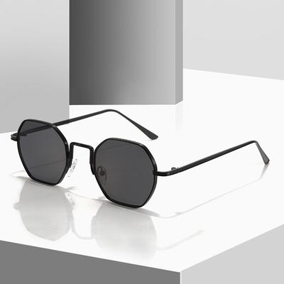 Retro Sunglasses With Metal Frame Trendy Unisex Street Style Photo Shades For Men And Women